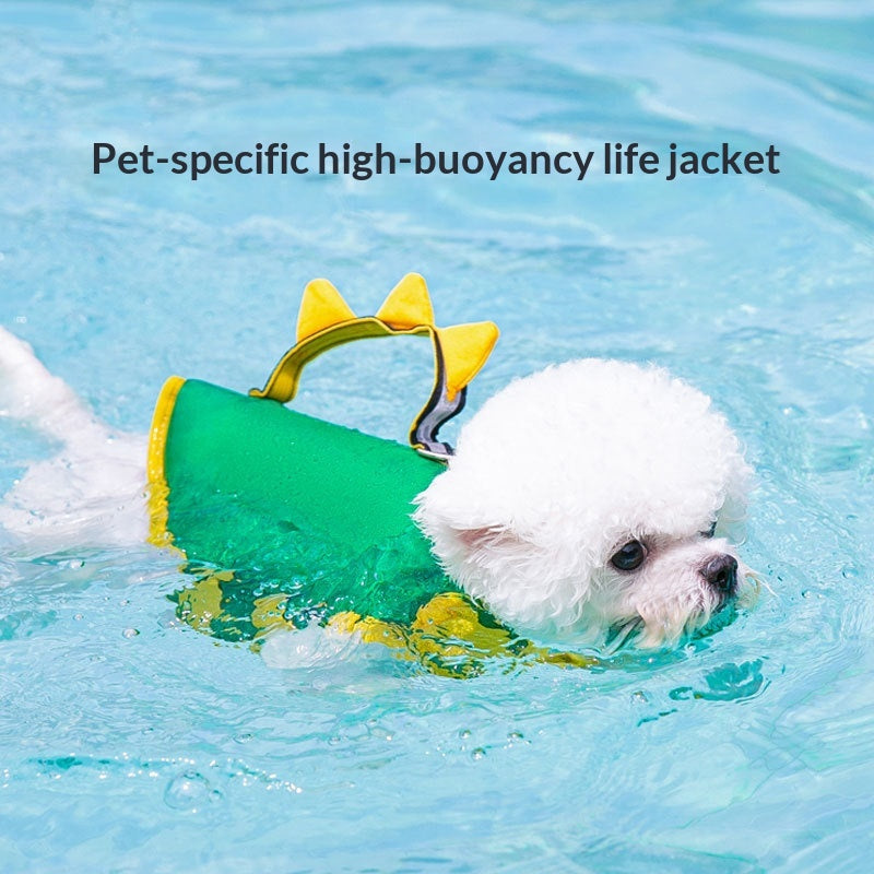Veste de vie mignon dinosaure-forme chien