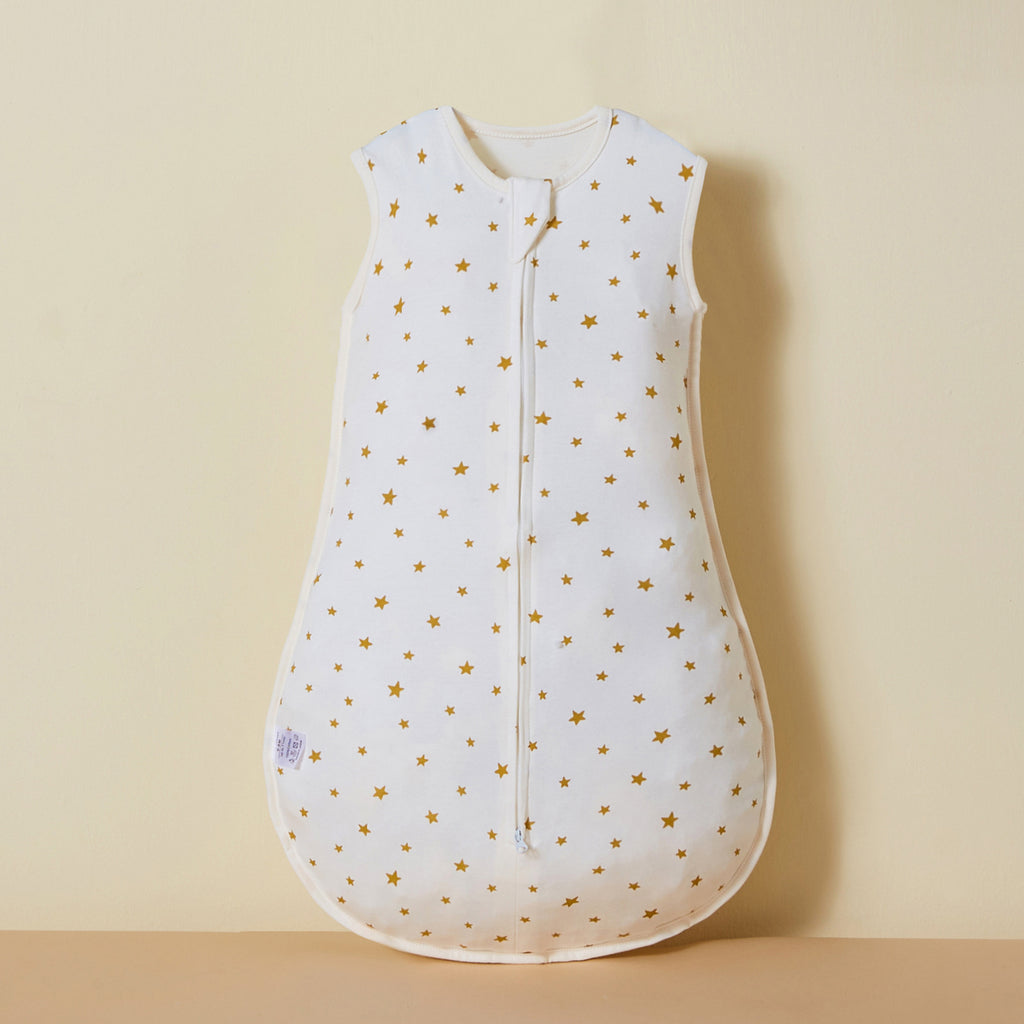 Nouveau-né Coton Sac de couchage Pyjama sans manches bébé Coton peigné