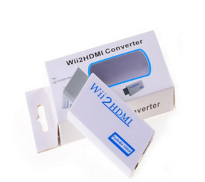Pour Wii vers HDMI Wii2HDMI Adaptateur Convertisseur 3.5mm Sortie Audio Vidéo Full HD 720P 1080P Mon