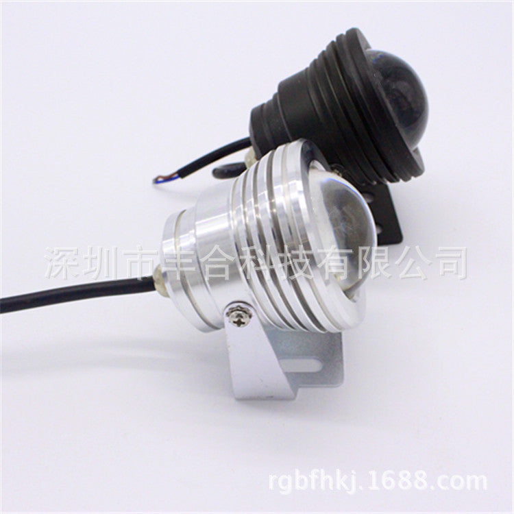 Factory Direct 10W RGB lampe de fond sept couleurs télécommande 10W RGB lampe sous-marine 10W