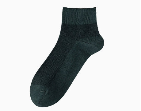 Hommes Court Printemps Été Mesh Respirant Sans couture Coton pur Hommes Chaussettes