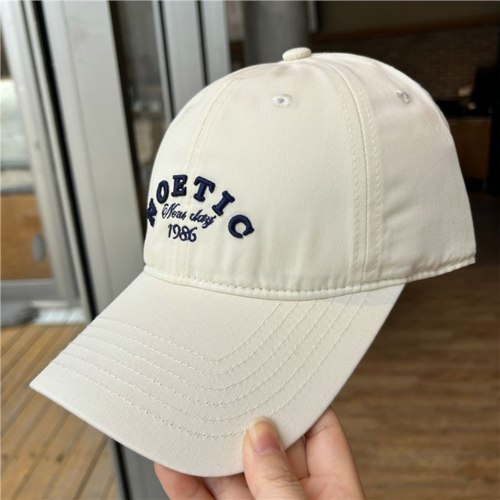 Men's and Women's Broded Lettre Style Fashionable Casquette de baseball décontractée pour usage quotidien T