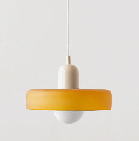 Simple Chandelier Creative Cream Style salon lampe en verre moderne