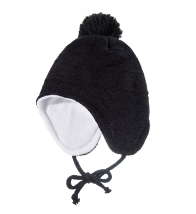 Ensemble de gants de garde d'oreilles pour enfants en laine solide et chaude
