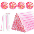 10 - 50 PCs jetables cils et brosses Mascara Diamond Lash Spoolie Wands pour maquillage