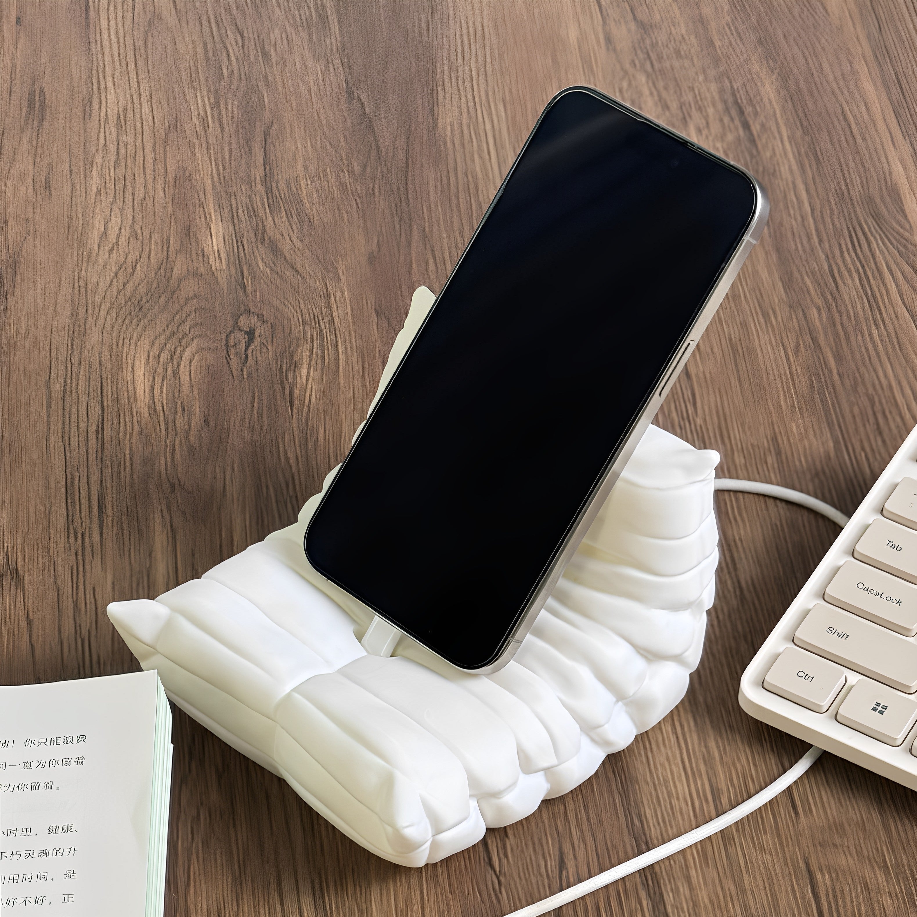 Support de bureau de recharge mobile de canapé créatif