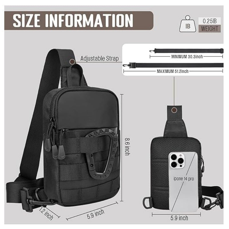 Mini sac à bandoulière sport d'équitation tactique