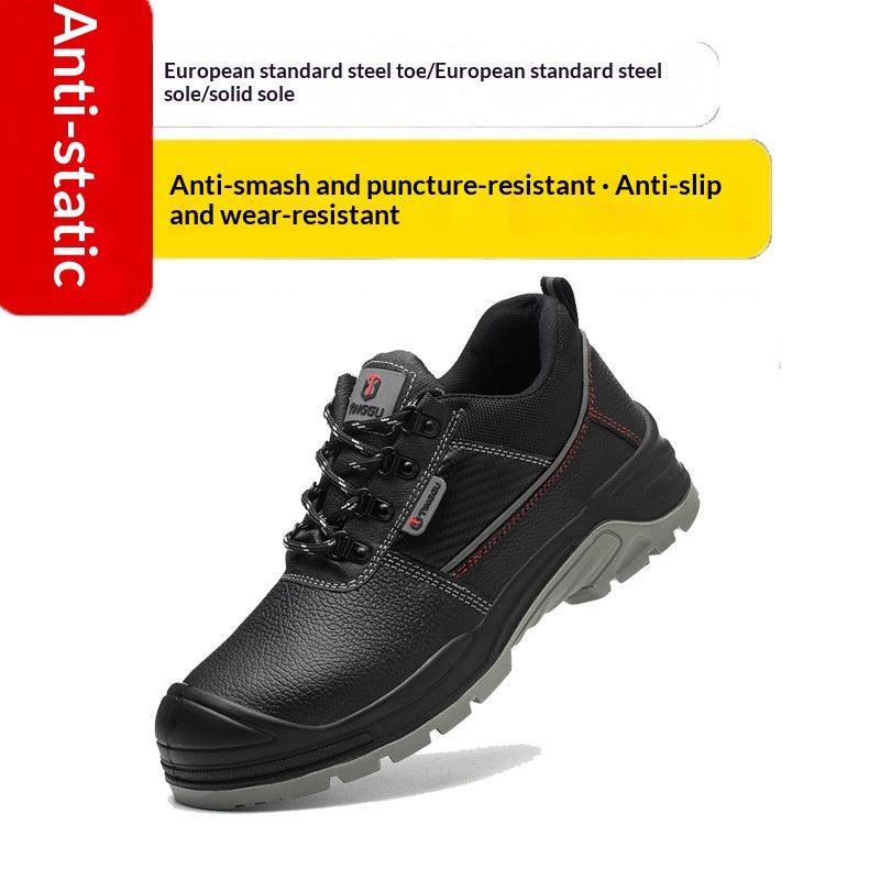 Bottes de sécurité statiques pour hommes - Anti-peinture et protection contre les impacts