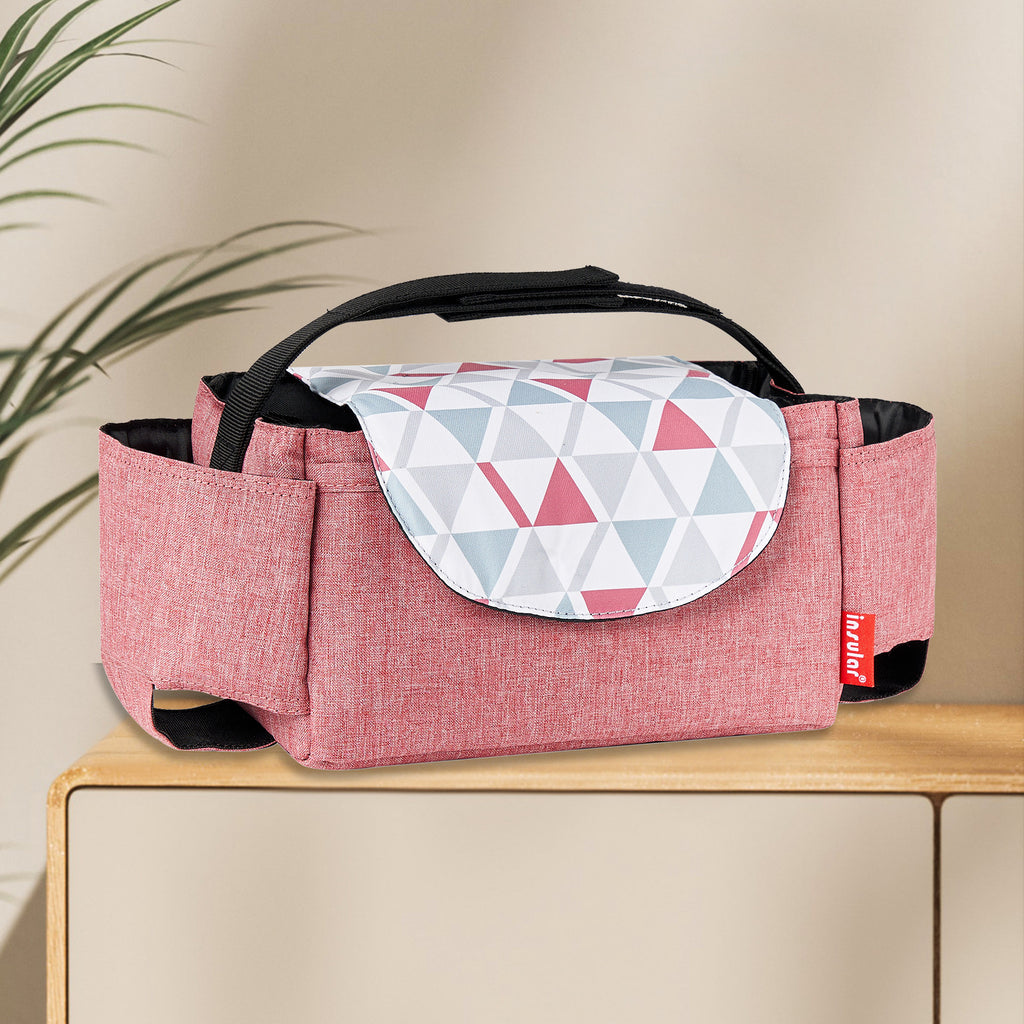 Portable multifunctional baby stroller hanging bag