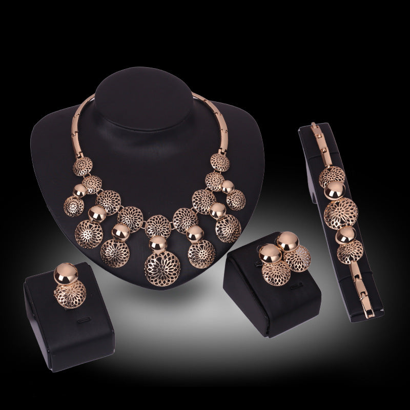 Ensemble de bijoux de mariée de mode coréenne
