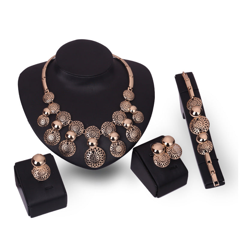 Ensemble de bijoux de mariée de mode coréenne