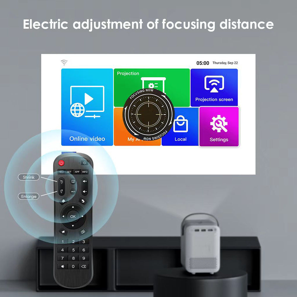 P10 Super clair Maison Mini Projecteur LCD portable Projecteur Android Extérieur