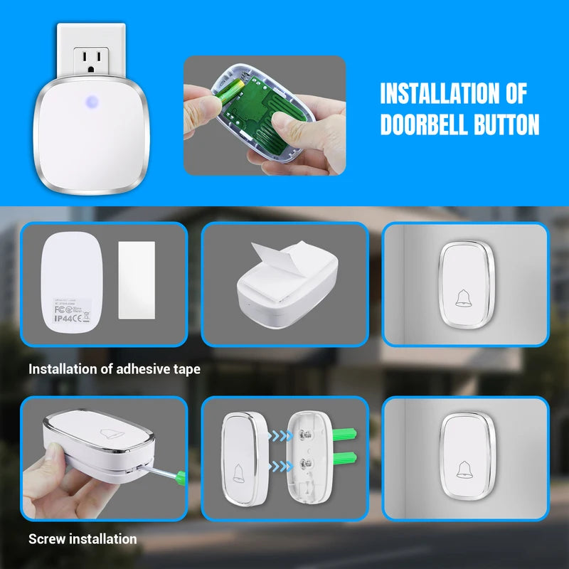 Kit de sonnette de porte sans fil