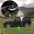 Barres des marches de descente pour 07-18 Jeep Wrangler JK Unlimited 4 Door