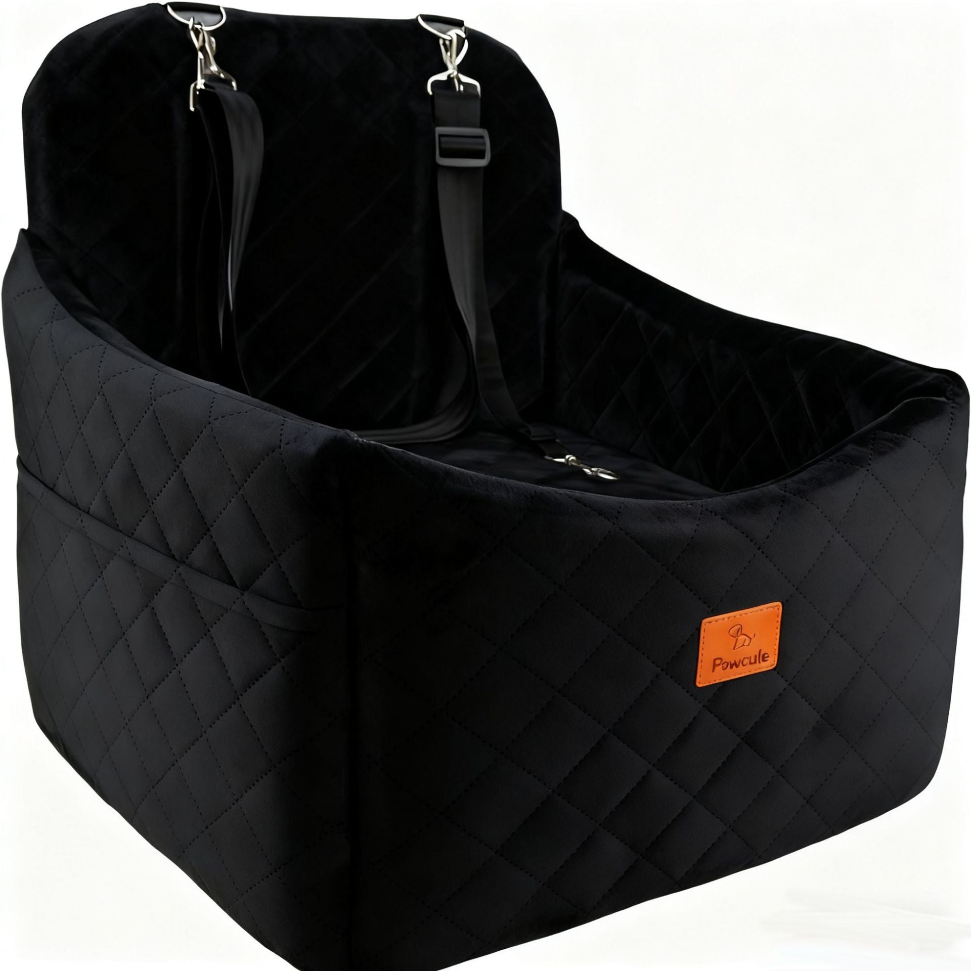 Lit de voiture pour animaux de compagnie pour petits et moyens chiens Coussin doux pour le siège arrière