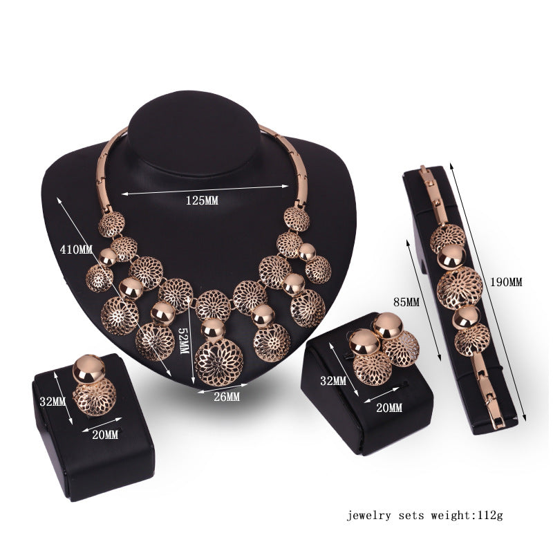 Ensemble de bijoux de mariée de mode coréenne