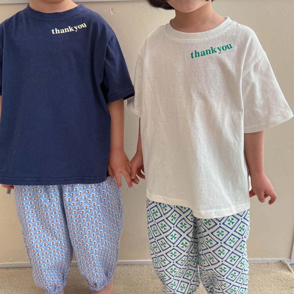 T-shirt pour enfants à col rond