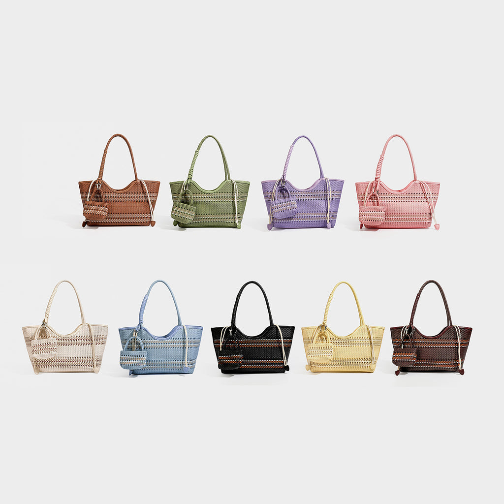 Sac à bandoulière fashionnable Grande capacité de vacances style simple