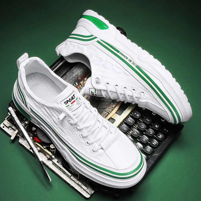 Jeunes sneakers de plein air Bas-top Slip-on Casual Chaussures Toile Chaussures blanches