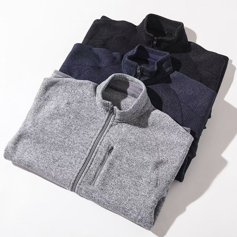 Veste en peluche pour hommes