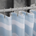 12 Pack Rideaux de douche Crochets résistant à la rouille en métal Doubles anneaux pour douche salle de bain R