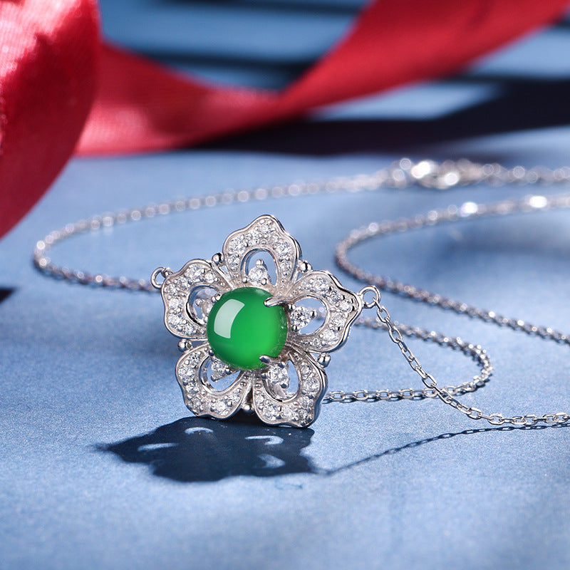 Collier de trèfle en argent sterling S925