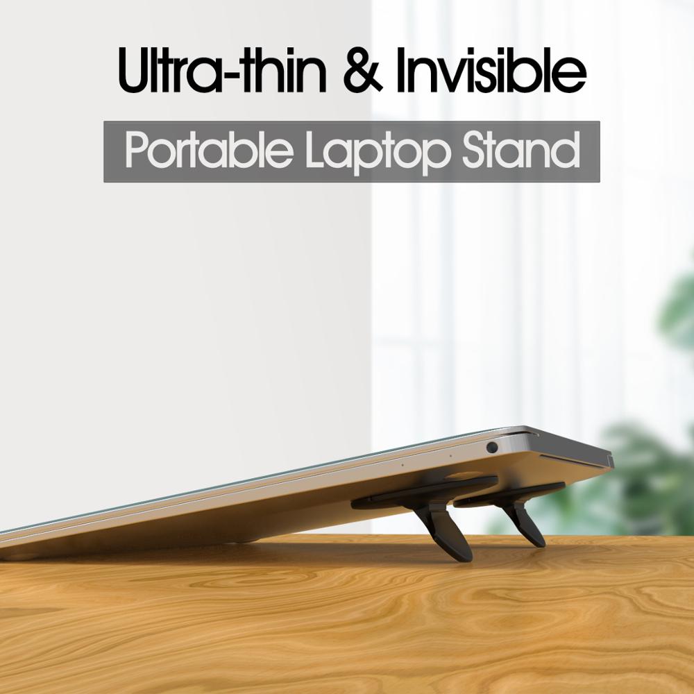 Mini Portable Invisible Support Ordinateur portable réglable