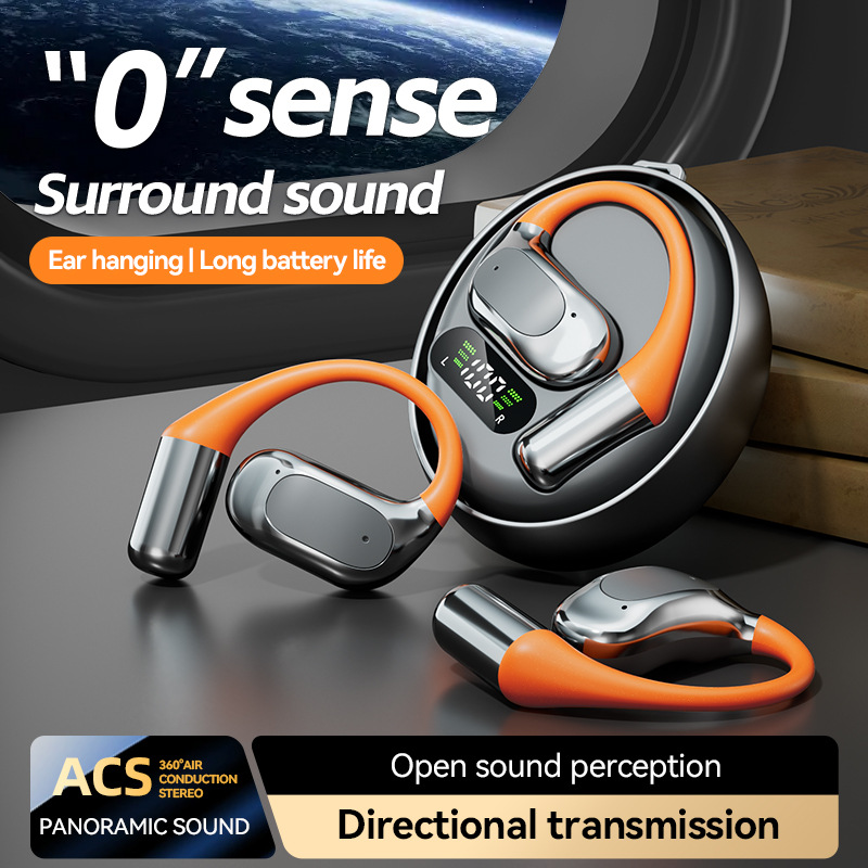 Explosion transfrontalière M113 Earphone suspendu Rotant Petite boule de coco Ultra Long Life H