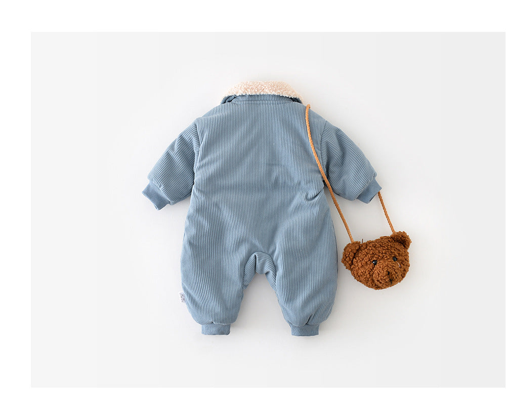 Manteau en coton rembourré Corduroy pour garçons et filles