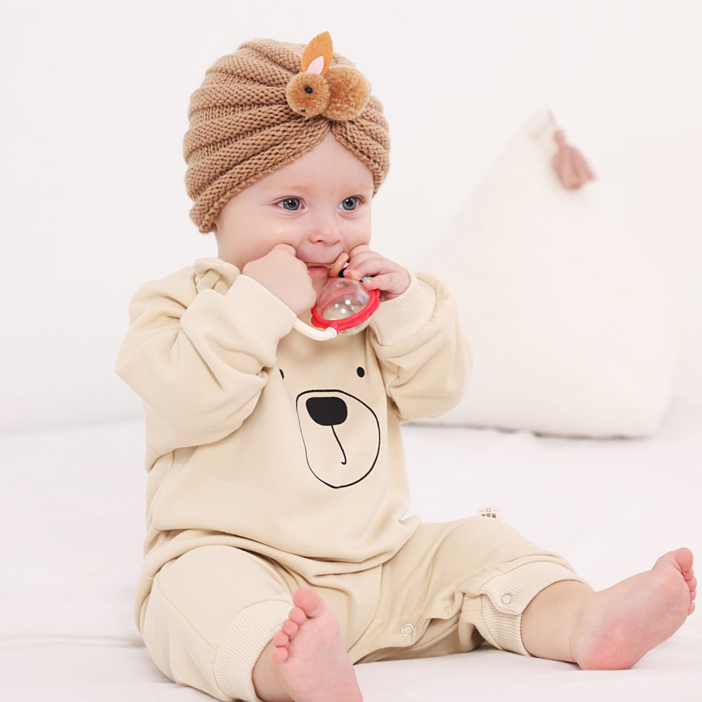 Enfants Chapeau tricoté en laine Automne Et l'hiver