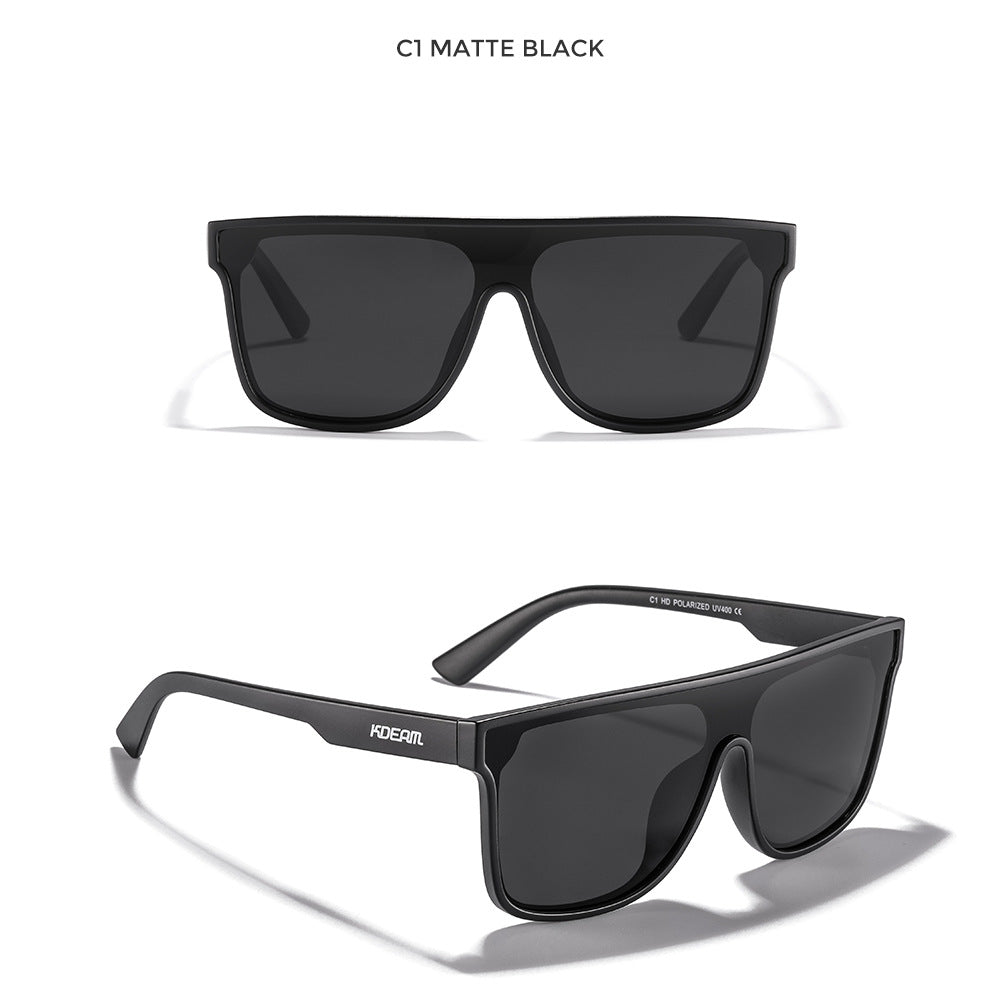 Lunettes de soleil polarisés à grand cadre européen et américain