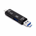 Type-C Micro USB Adaptateur Hub OTG avec lecteur de cartes TF
