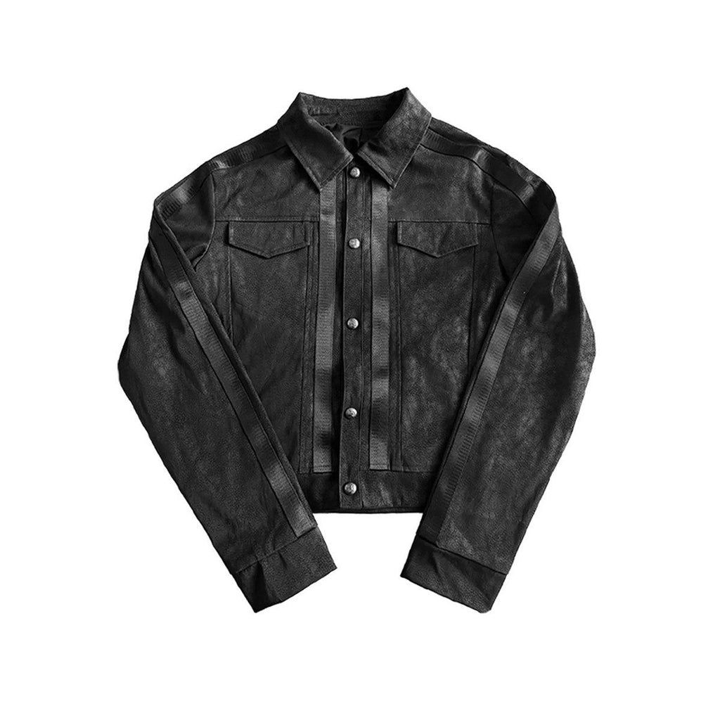 Veste de patchwork rayée pour hommes et femmes
