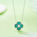 S925 Collier de trèfle en argent sterling