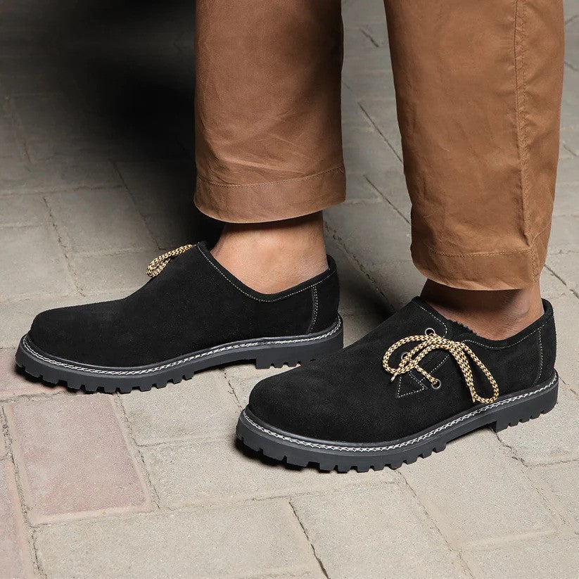 Chaussures à talon rond de style européen et américain
