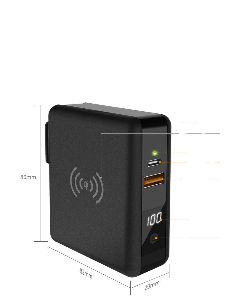 Super QI sans fil charge Trésor PD20W Banque de puissance rapide