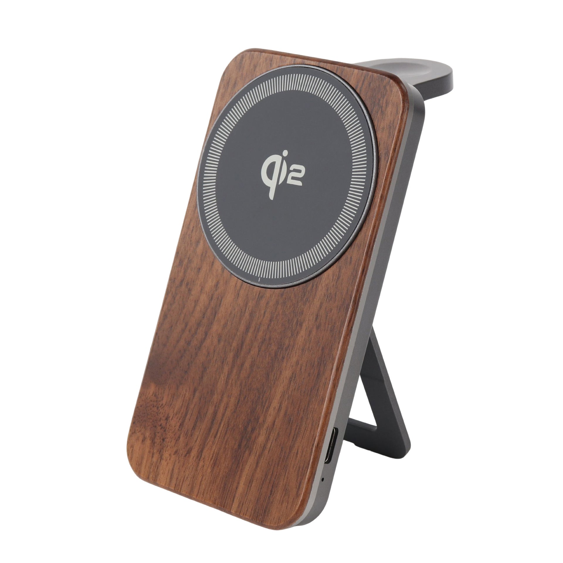 Chargeur magnétique de bureau pliable en alliage d'aluminium pour téléphones et Smartw