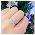 La mode La même douce bague tournante papillon