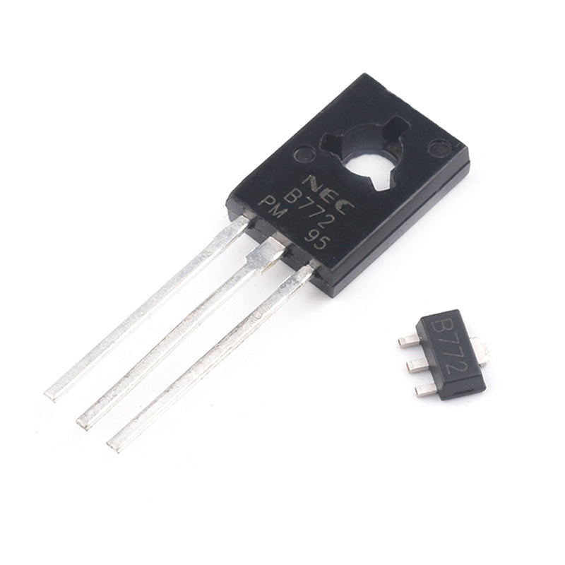 Insertion directe SMT B772 2SB772 TO-126SOT-89 paquet 3A40V PNP transistor de puissance