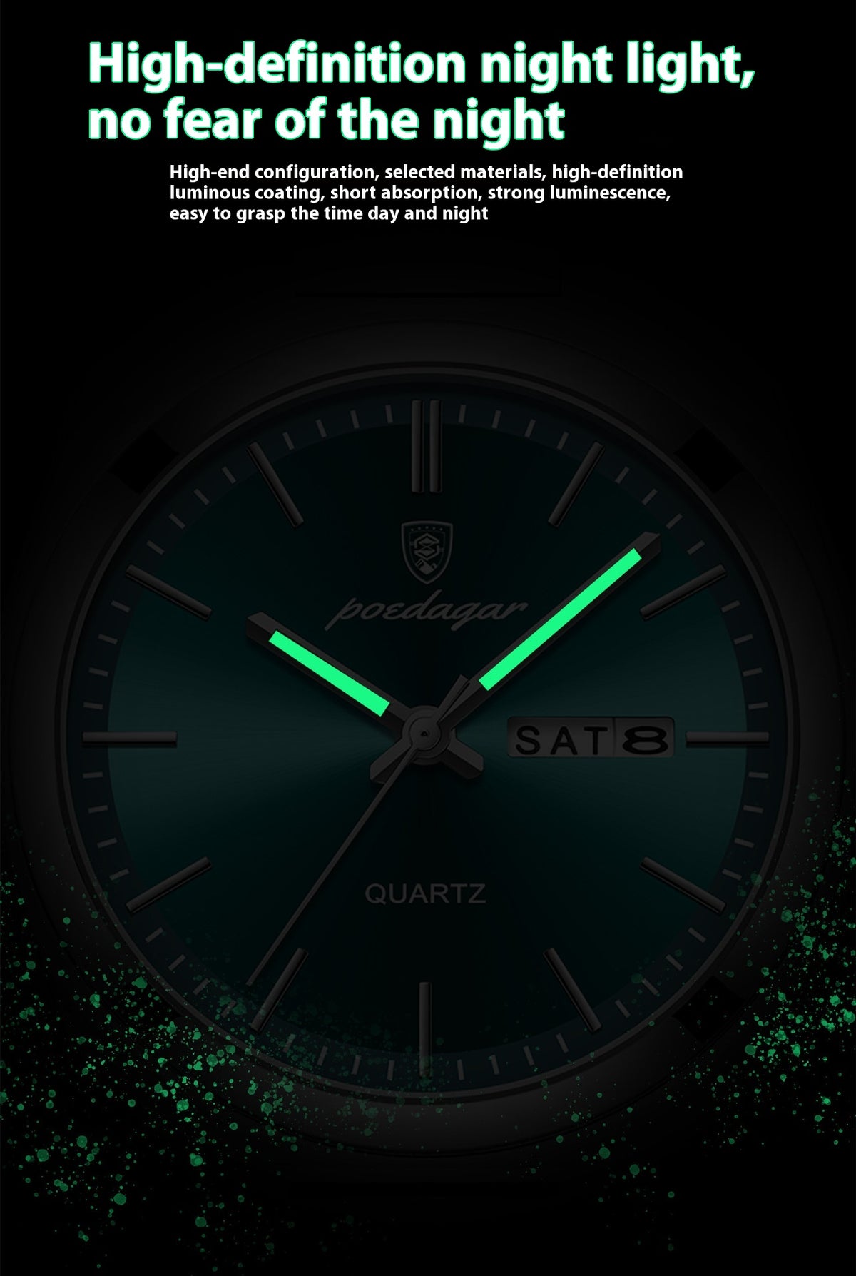 Montre à quartz ultra-mince étanche pour hommes