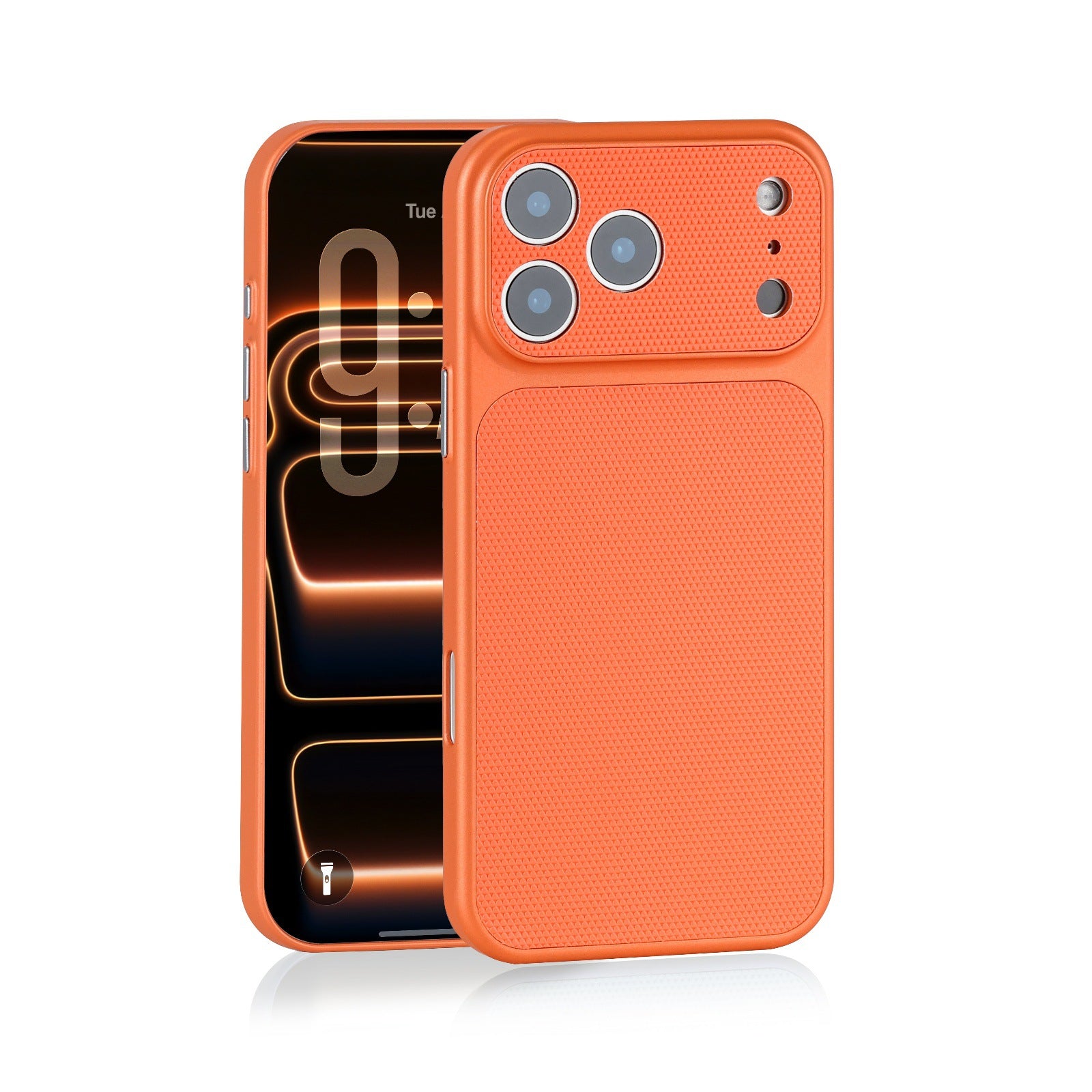 Couvercle de protection du boîtier de téléphone Grande fenêtre en cuir diamanté