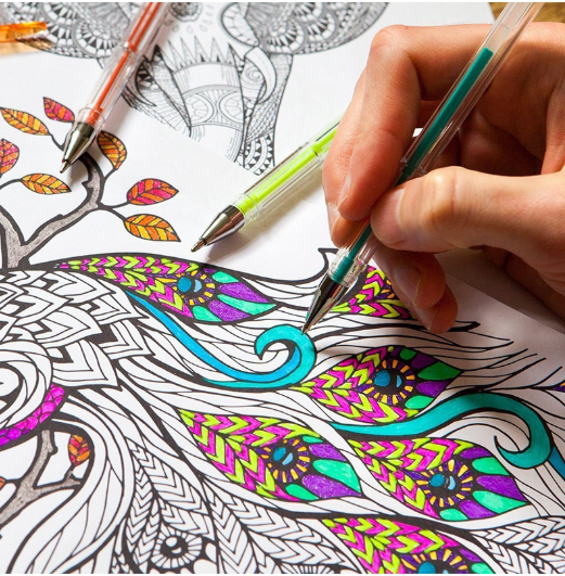 Stylo de gel de couleur