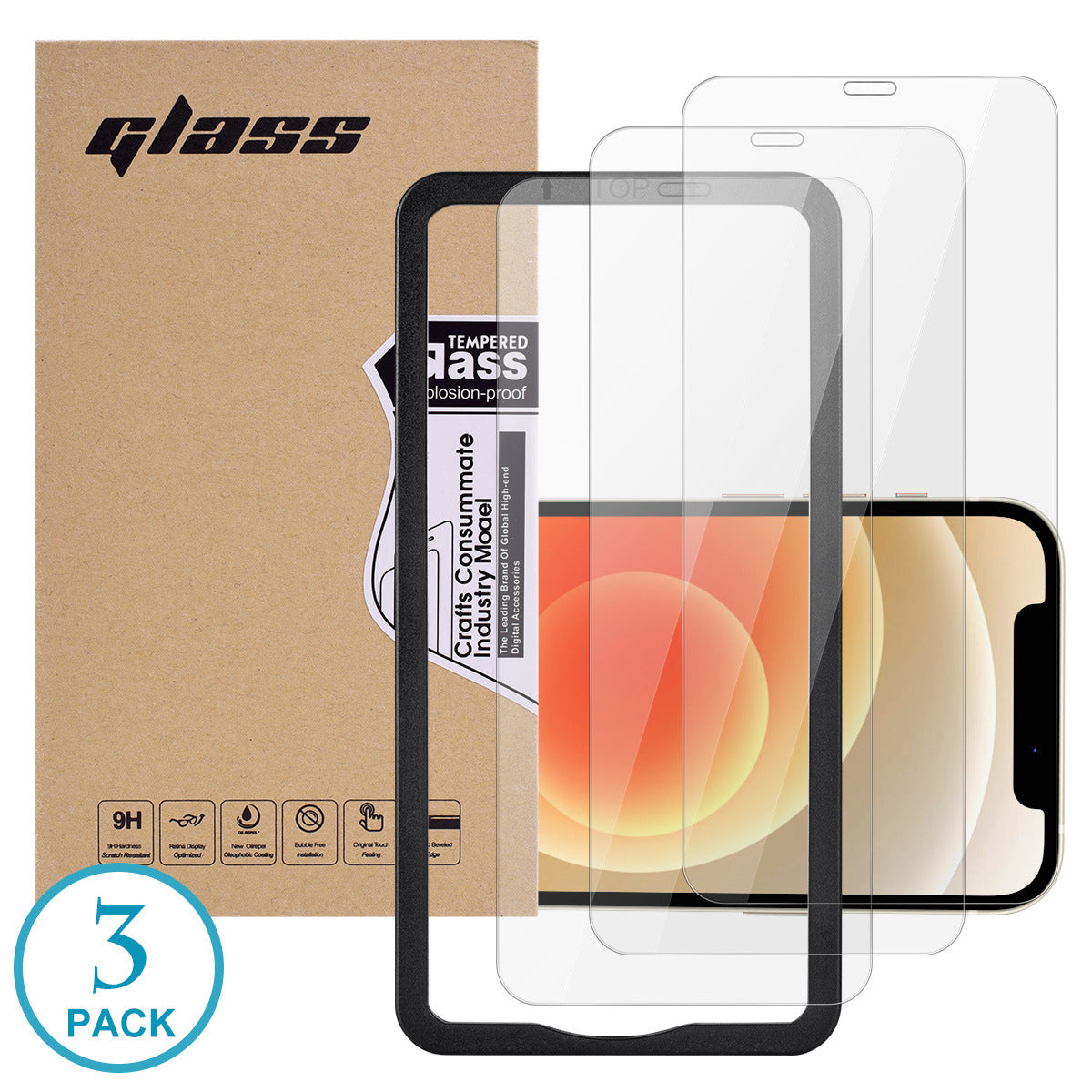 Cell Phone Tempered Glass Screen Protector