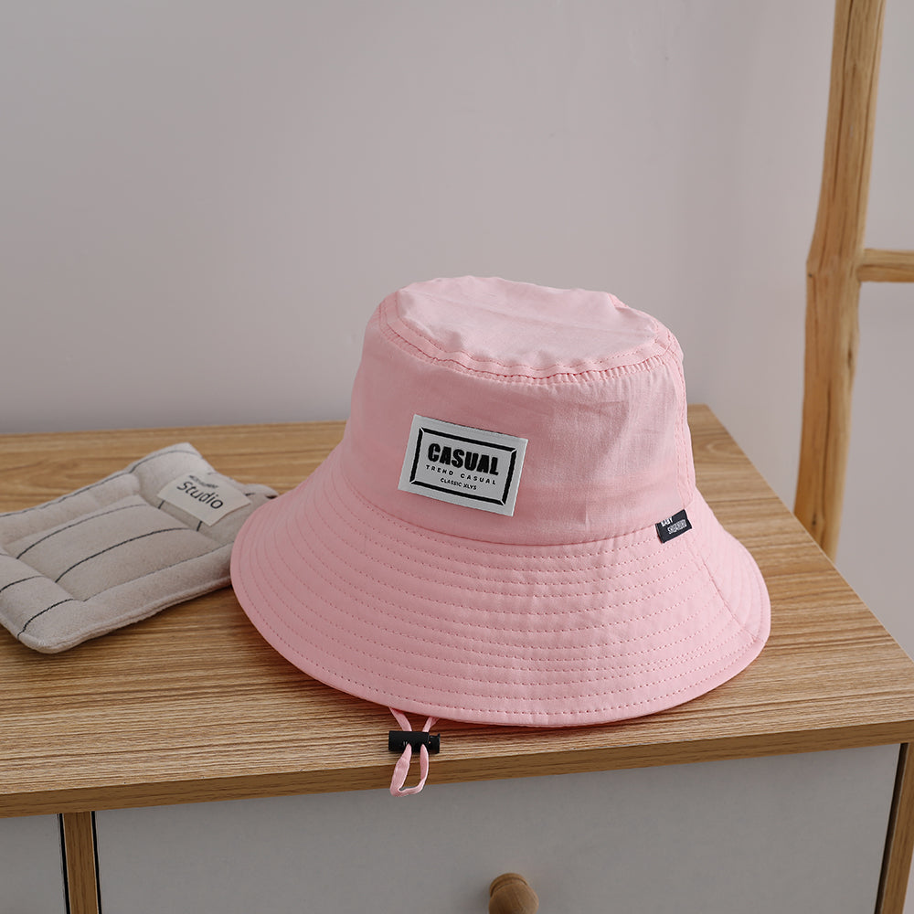Chapeau de bateau à vent pour bébés en tissu à corde pour enfants - S