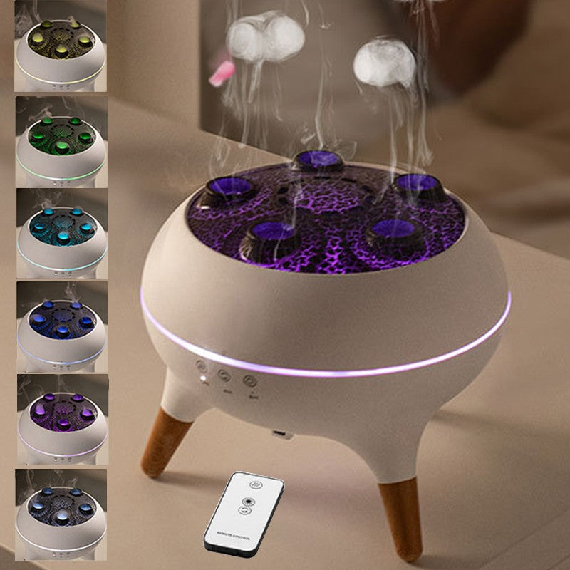 Diffuseur d'huile essentielle de Jellyfish dynamique à télécommande