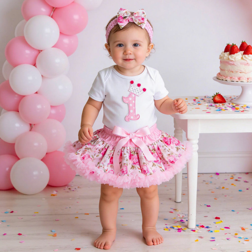 Bébé Outfit d'été blanc à manches courtes