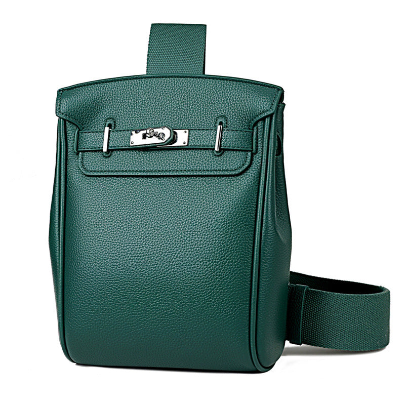 Sac de corps minimaliste pour homme Sleek Léger et de couleur solide