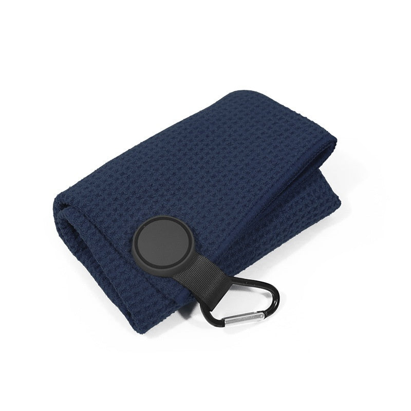 Serviette de golf magnétique ronde en microfibre