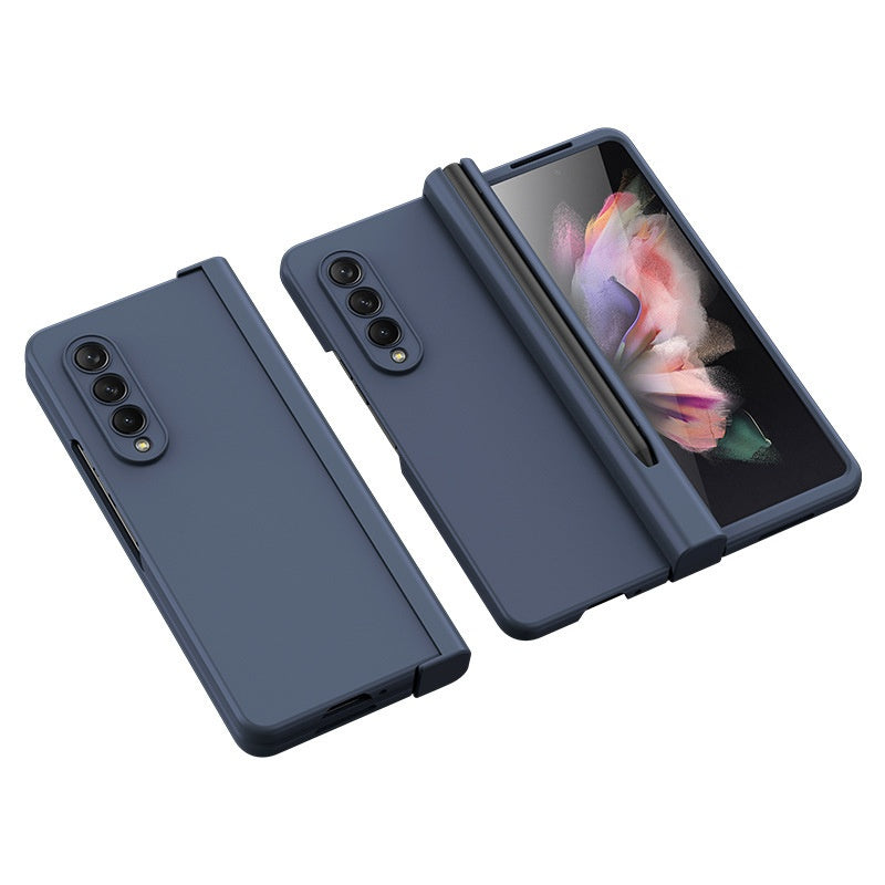 Coque de téléphone Écran pliable Hinge stylo fente Frosted Protection Cover
