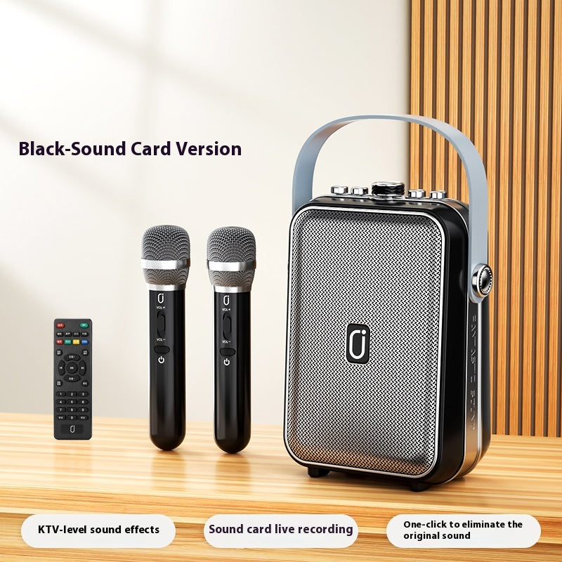 Haut-parleur bluetooth sans fil Karaoké extérieur Portable